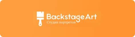 backstage art logo
